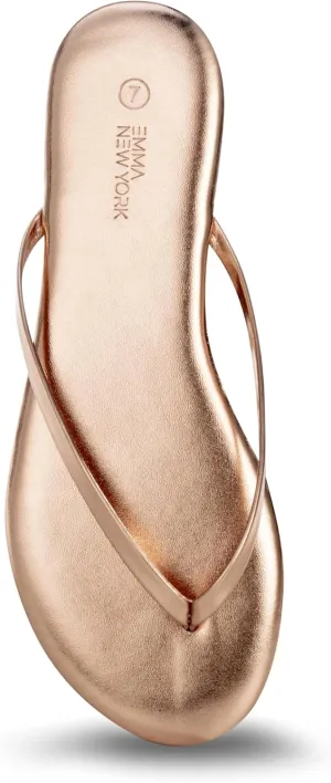 Summer Sandals Flip Flops for Women Vegan Leather Thong Trendy 2025 Dressy Cute