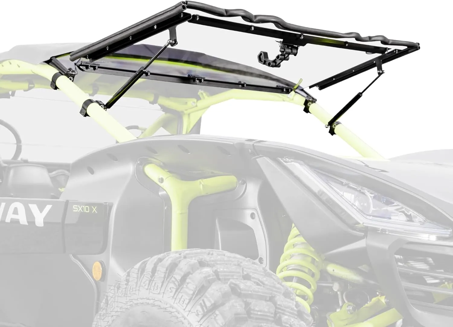 SuperATV Segway Villain Scratch-Resistant Flip Windshield