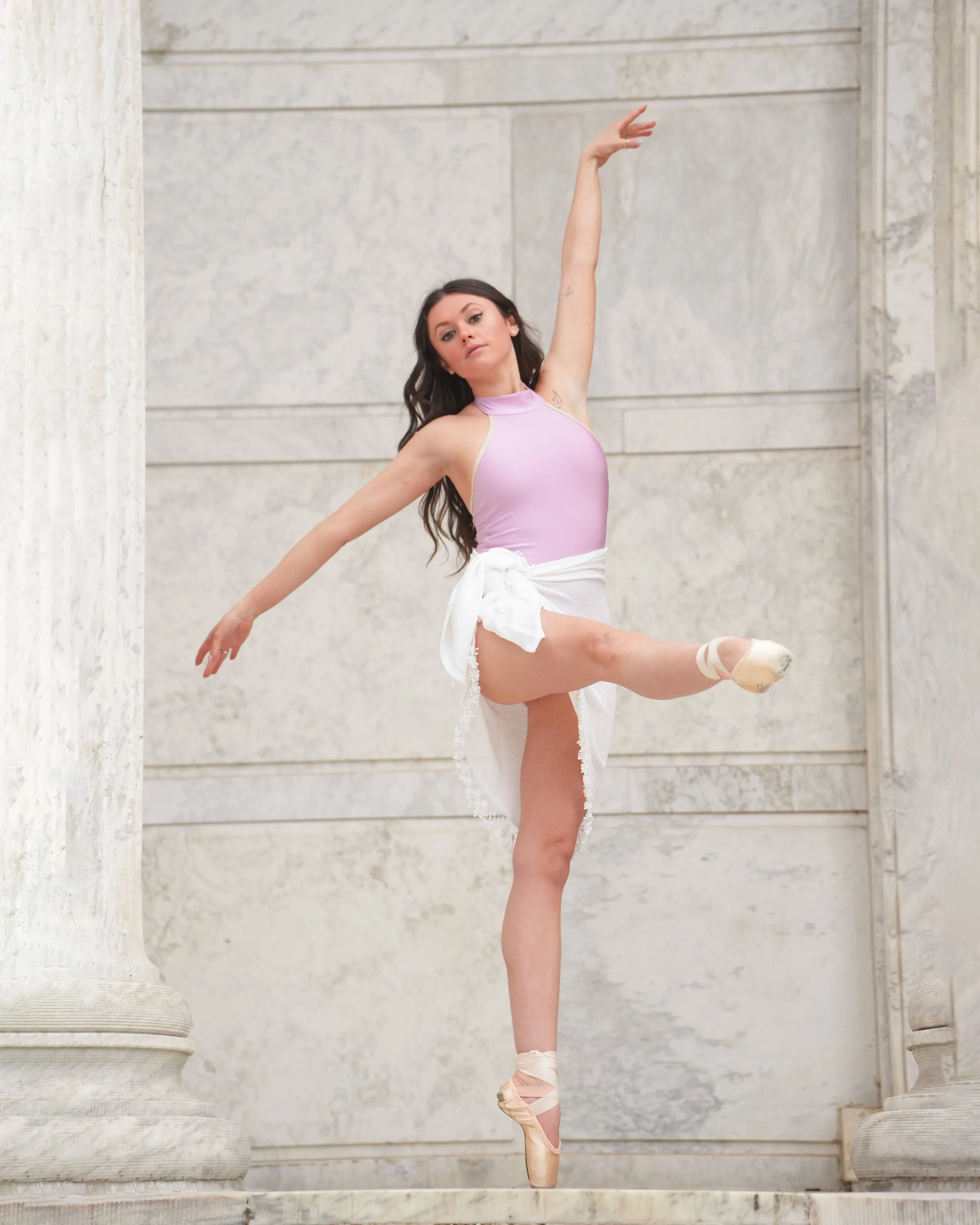 Sweater Knit Ballet Wrap Cover-Up
