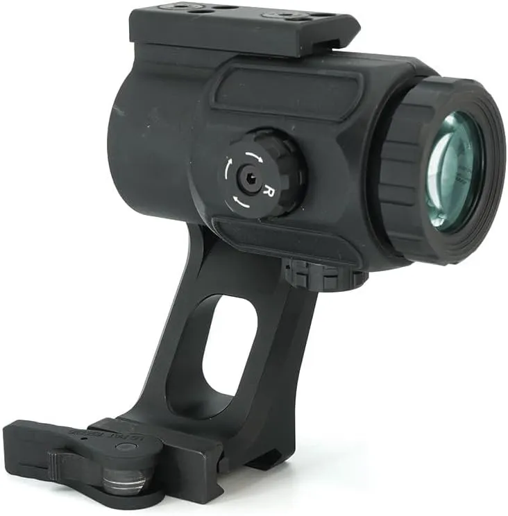Tactical 3X Magnifier with FTC QD Mount Combo，2.26"/2.91" Optical Centerline Height，Quick Release & Flip-to-Center (FTC) Mechanism，CNC Aluminum