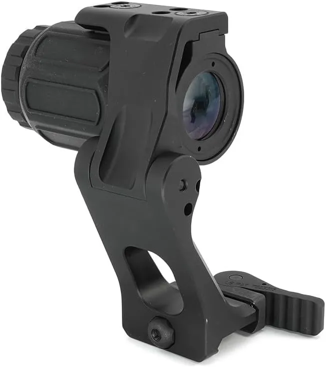 Tactical 3X Magnifier with FTC QD Mount Combo，2.26"/2.91" Optical Centerline Height，Quick Release & Flip-to-Center (FTC) Mechanism，CNC Aluminum