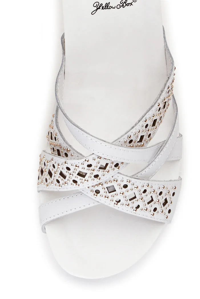 Tara Wedge Flip-Flop in White