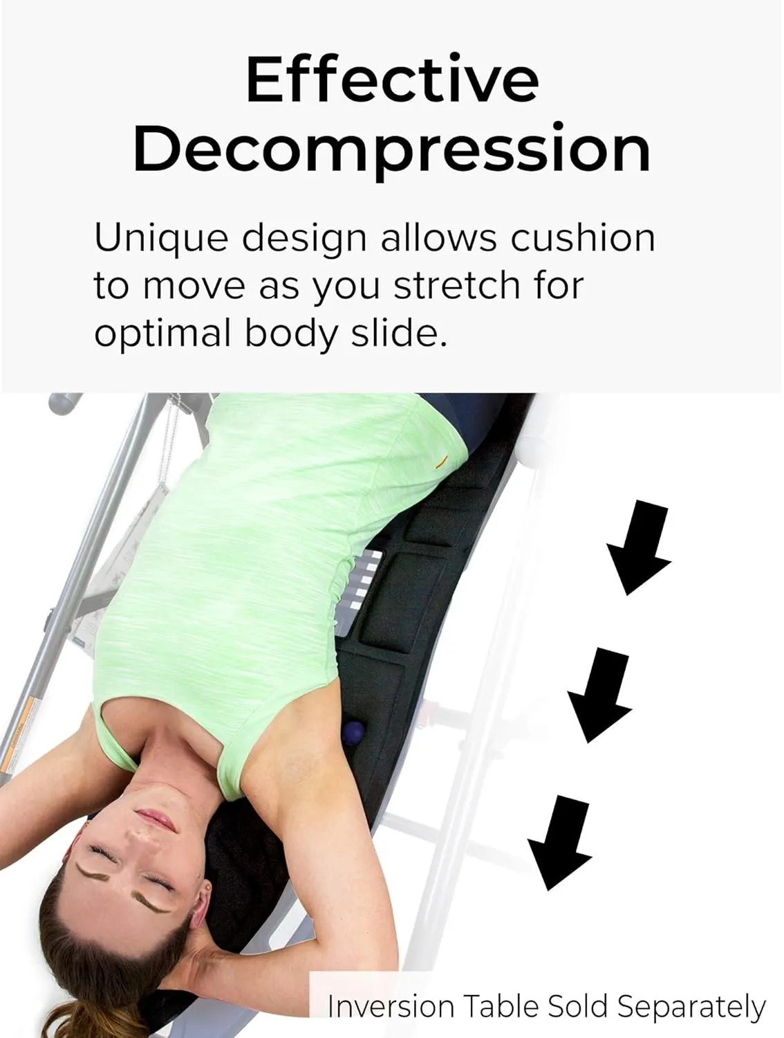 Teeter Comfort Cushion - Plush Padded Surface with Microfiber Shell - Accessory Inversion Tables