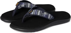 Teva Women's Sandals Flip-Flop, Geo Mashup Navy, 8