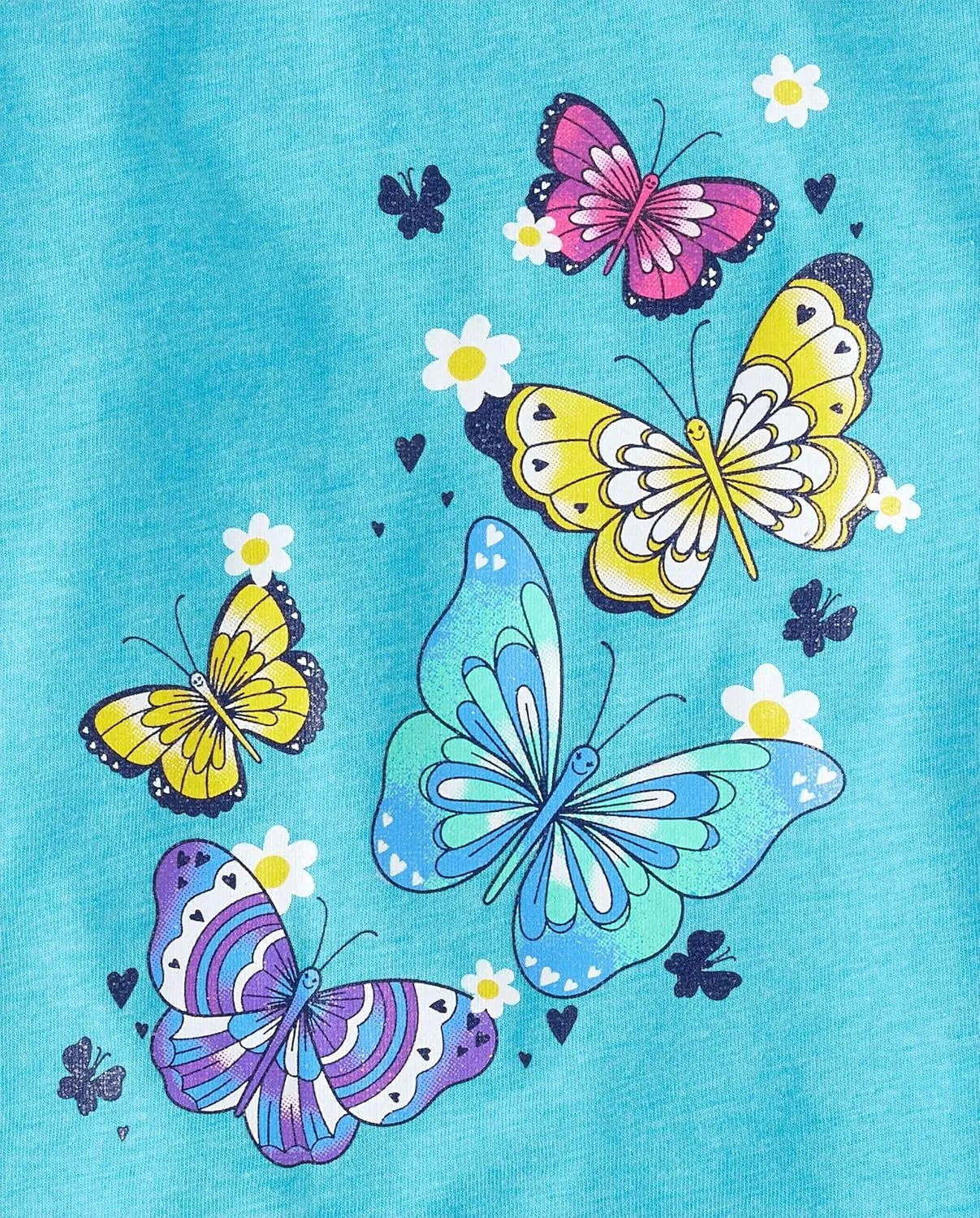 The Children's Place Baby and Toddler Girls' Assorted Everyday Short Sleeve Graphic T-Shirts, Multipack
