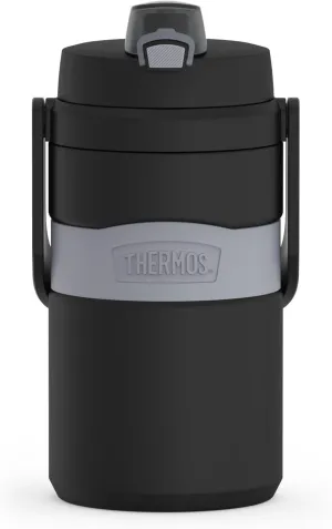 Thermos 64 Ounce Foam Insulated Water Jug, Black