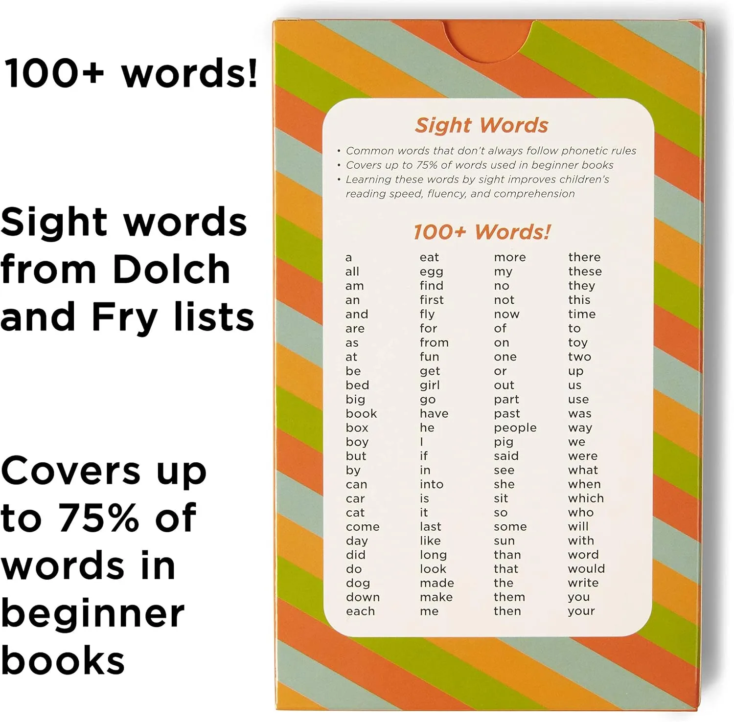 Think Tank Scholar Pre-K Sight Words Flash Cards (Pre-Kindergarden) - 100  Dolch & Fry (High Freqency) Sight Word - Learn to Read, Site Words Learning for Toddlers, Homeschool/Classroom, Preschool