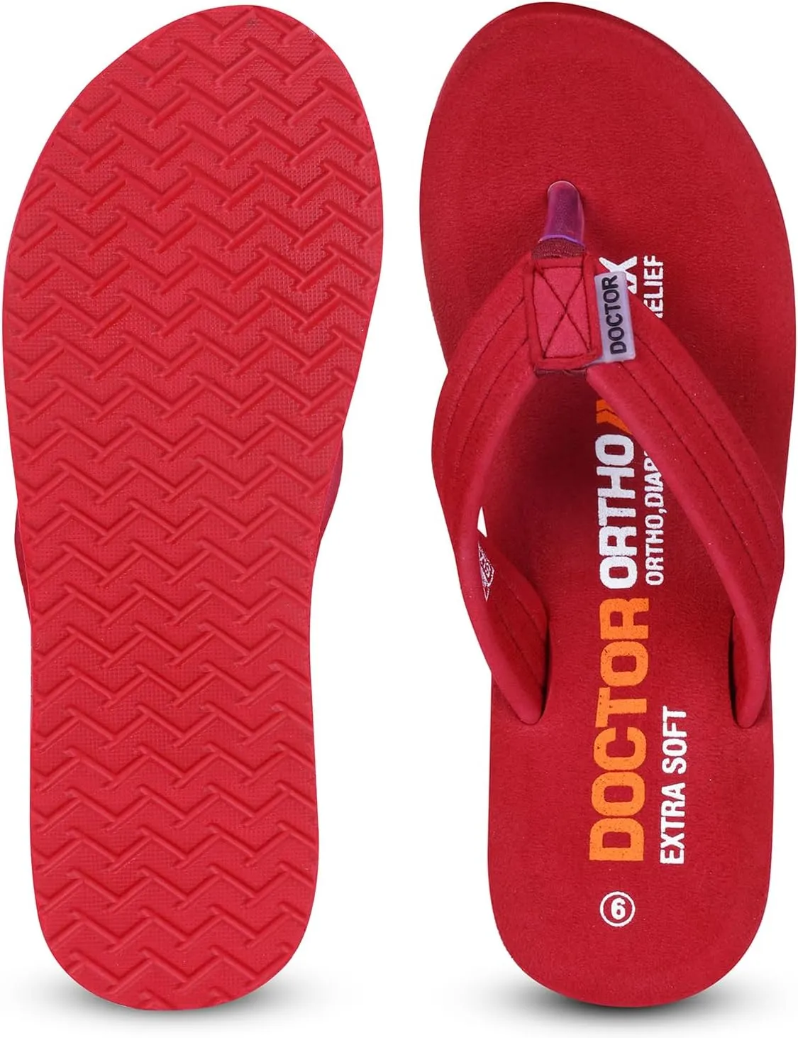 Thong Arch Support Ortho Slippers for Women| Orthopedic Diabetic & Stylish| Lightweight Comfortable & Casual|Pregnancy Anti-Skid Bedroom Daily Use House Flip-Flops Ladies Girls D-15