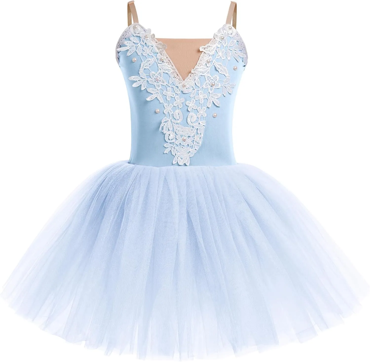 Toddler Ballet Leotards for Girls Glitter Tulle Skirt 2PCS Ruffle Sleeve Tutu Dresses with Hair Clip One Piece Outfits