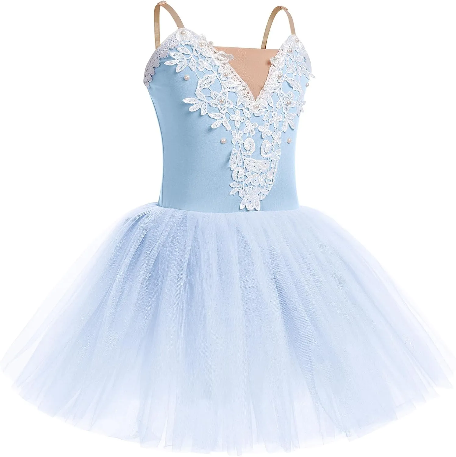 Toddler Ballet Leotards for Girls Glitter Tulle Skirt 2PCS Ruffle Sleeve Tutu Dresses with Hair Clip One Piece Outfits