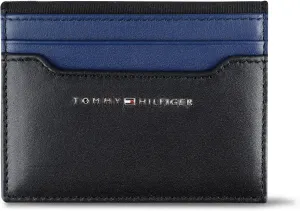 Tommy Hilfiger Men's Slim Front Pocket Card Case Wallet with ID Window
