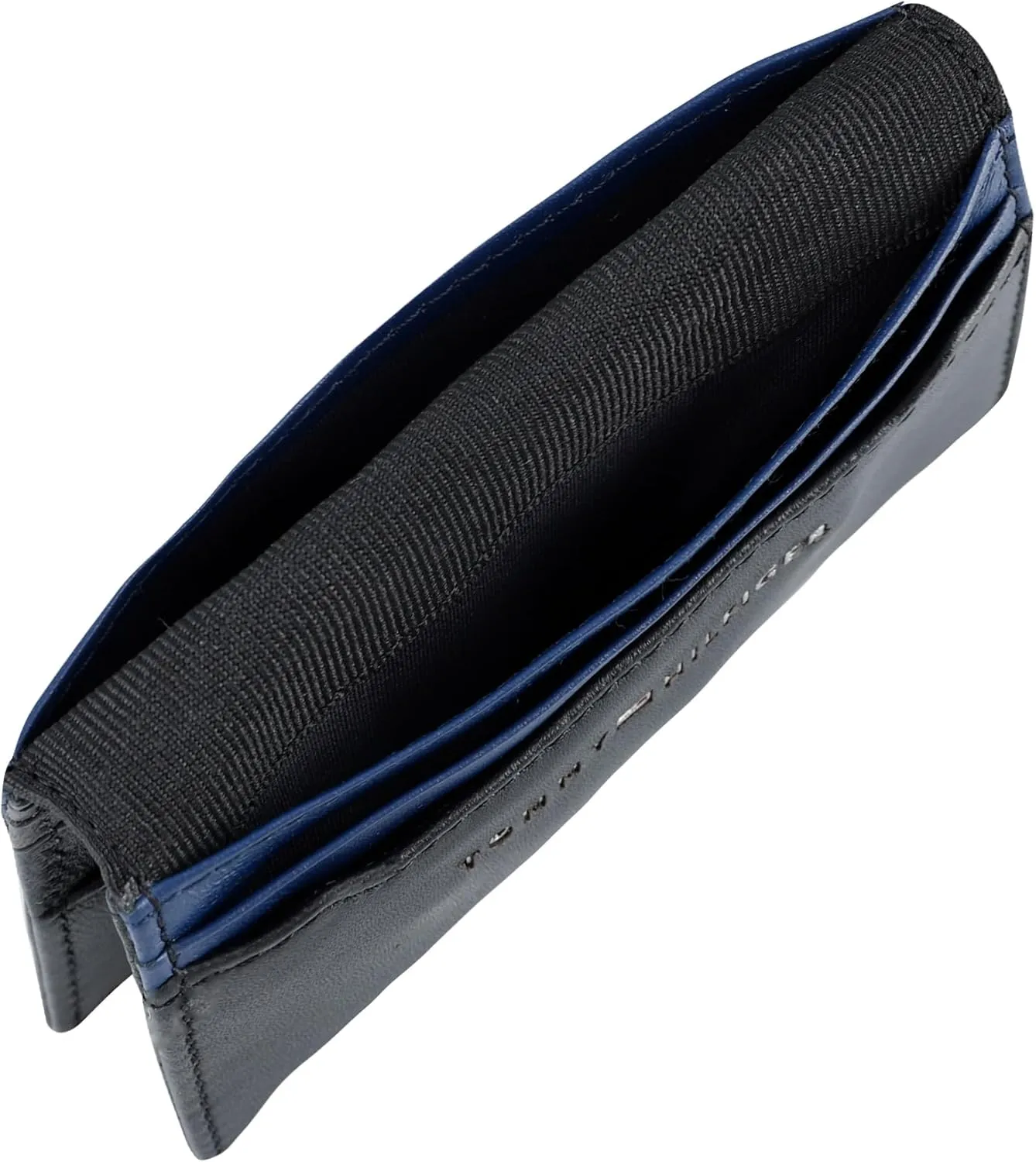 Tommy Hilfiger Men's Slim Front Pocket Card Case Wallet with ID Window