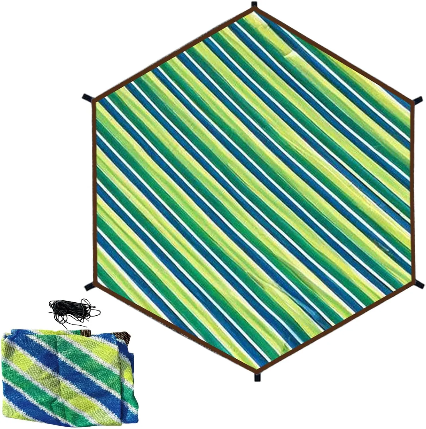 Trampoline Shade Cover,Outdoor Trampoline Cover, UV Protection Waterproof Trampoline Top Cover, Tear-Resistant Anti-Slip Outdoor Sports Accessories for Backyard Garden