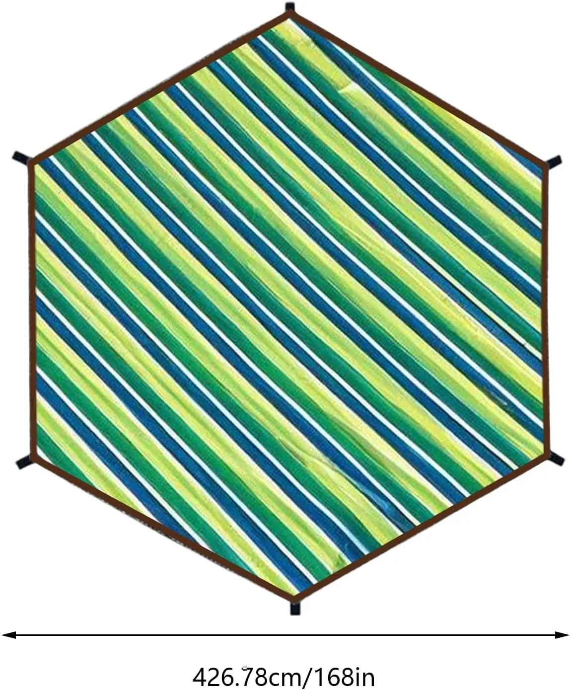 Trampoline Shade Cover,Outdoor Trampoline Cover, UV Protection Waterproof Trampoline Top Cover, Tear-Resistant Anti-Slip Outdoor Sports Accessories for Backyard Garden