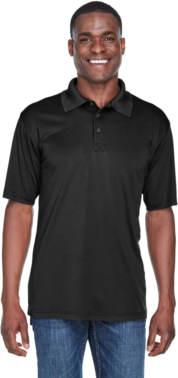 UltraClub Men's Cool & Dry Sport Interlock Polo Shirt