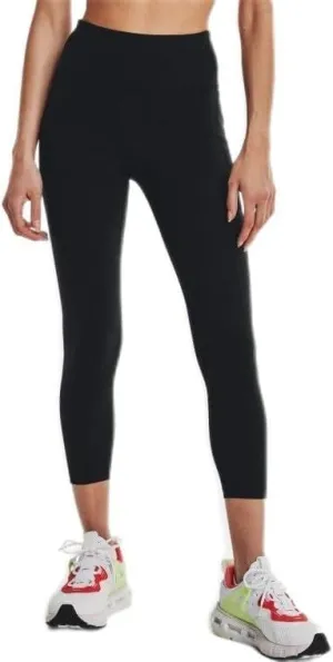 Under Armour Meridian Womens Ankle Leggings XL/S Black-Metallic Silver