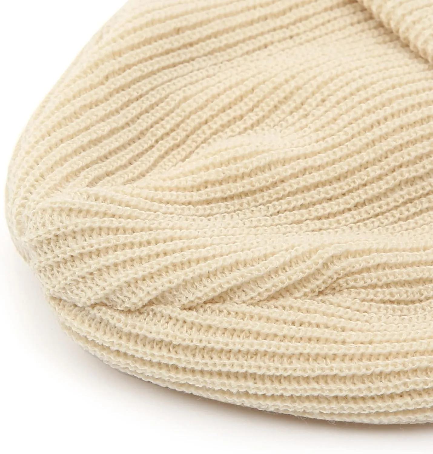 UNDERCONTROL Logo Label Patch Unisex Fall Winter Short Thick Cuffed Rollup Warm Beanie Korea Trawler Fisherman Knit Skull Hat