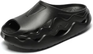 Unisex Outdoor Sports Fashion Chunky Dad Sandals, Mules & Clogs - Breathable Hollow Design, 2in Elevation, Arch Support, Post-Workout Recovery, Waterproof & Quick-Dry, Non-Slip EVA Slides