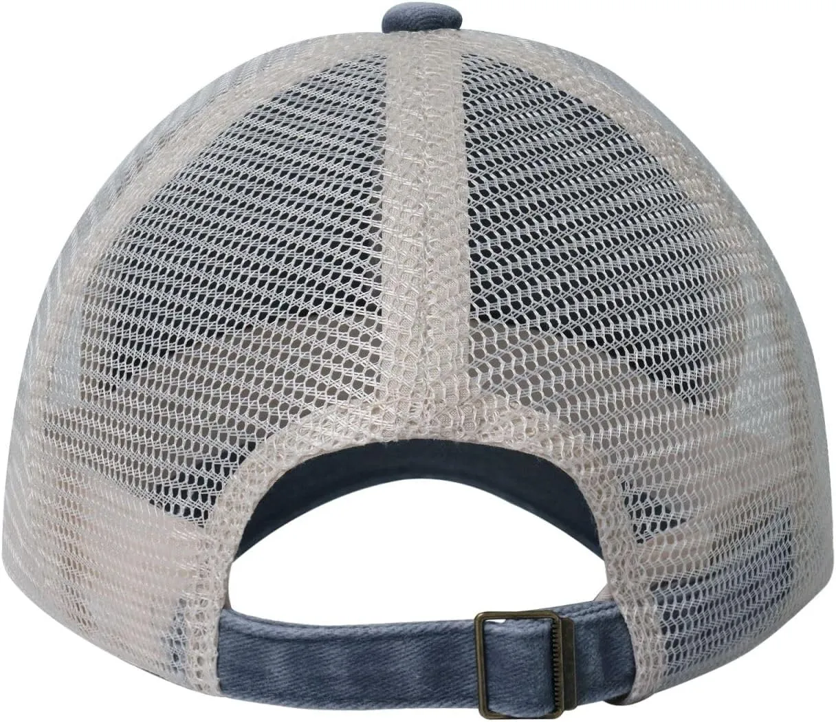 USS Omaha Ssn-692 Washed Denim Mesh Baseball Cap Unsiex Adjustable Fashion Outdoor Sandwich Hat