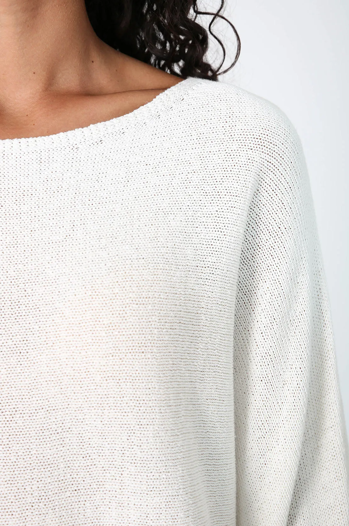 veer sweater / ivory