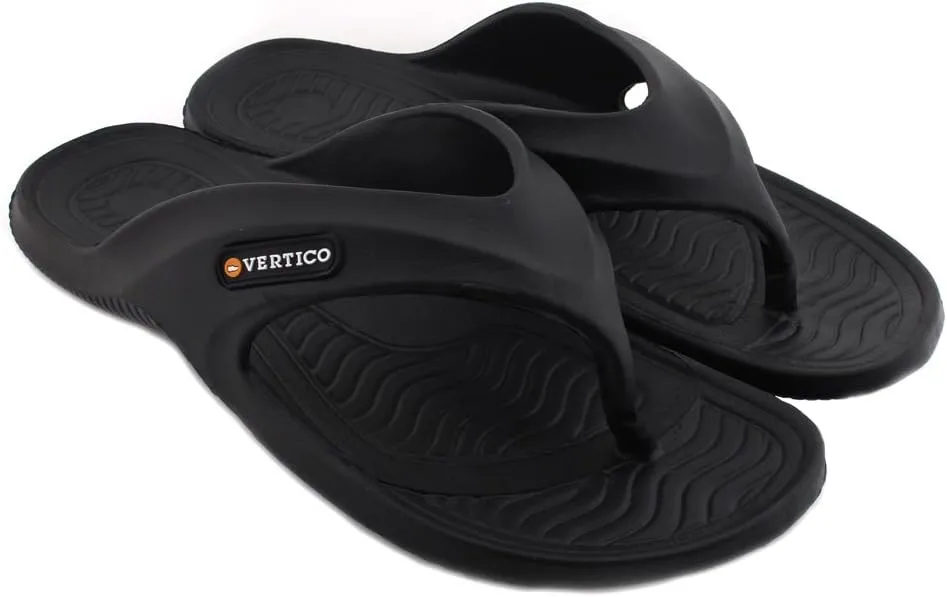 Vertico - Rubber Shower Flip Flops | Quick Dry, Lightweight Protection Sandals