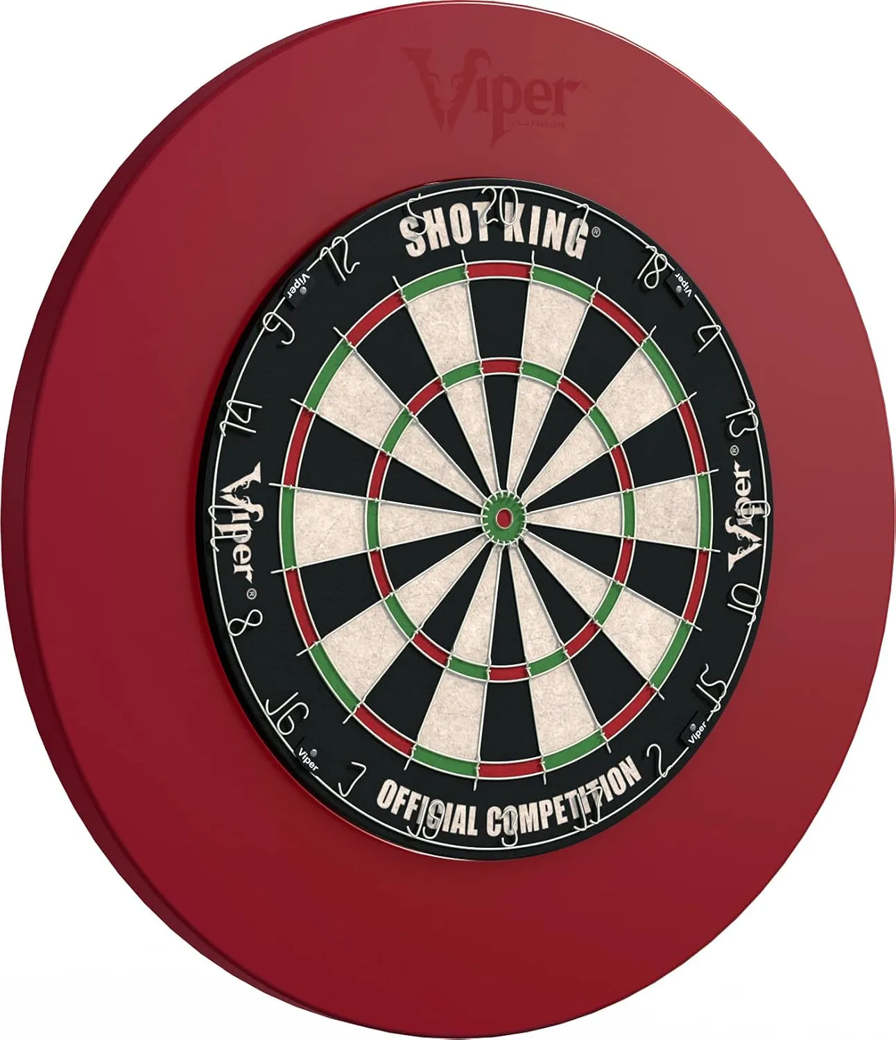 Viper by GLD Products Guardian Dartboard Surround Sisal/Bristle Steel-Tip Dartboard Wall Protector