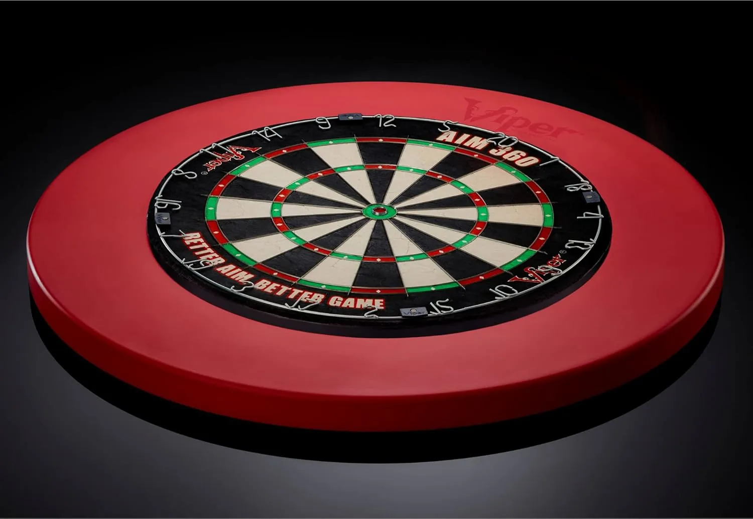Viper by GLD Products Guardian Dartboard Surround Sisal/Bristle Steel-Tip Dartboard Wall Protector