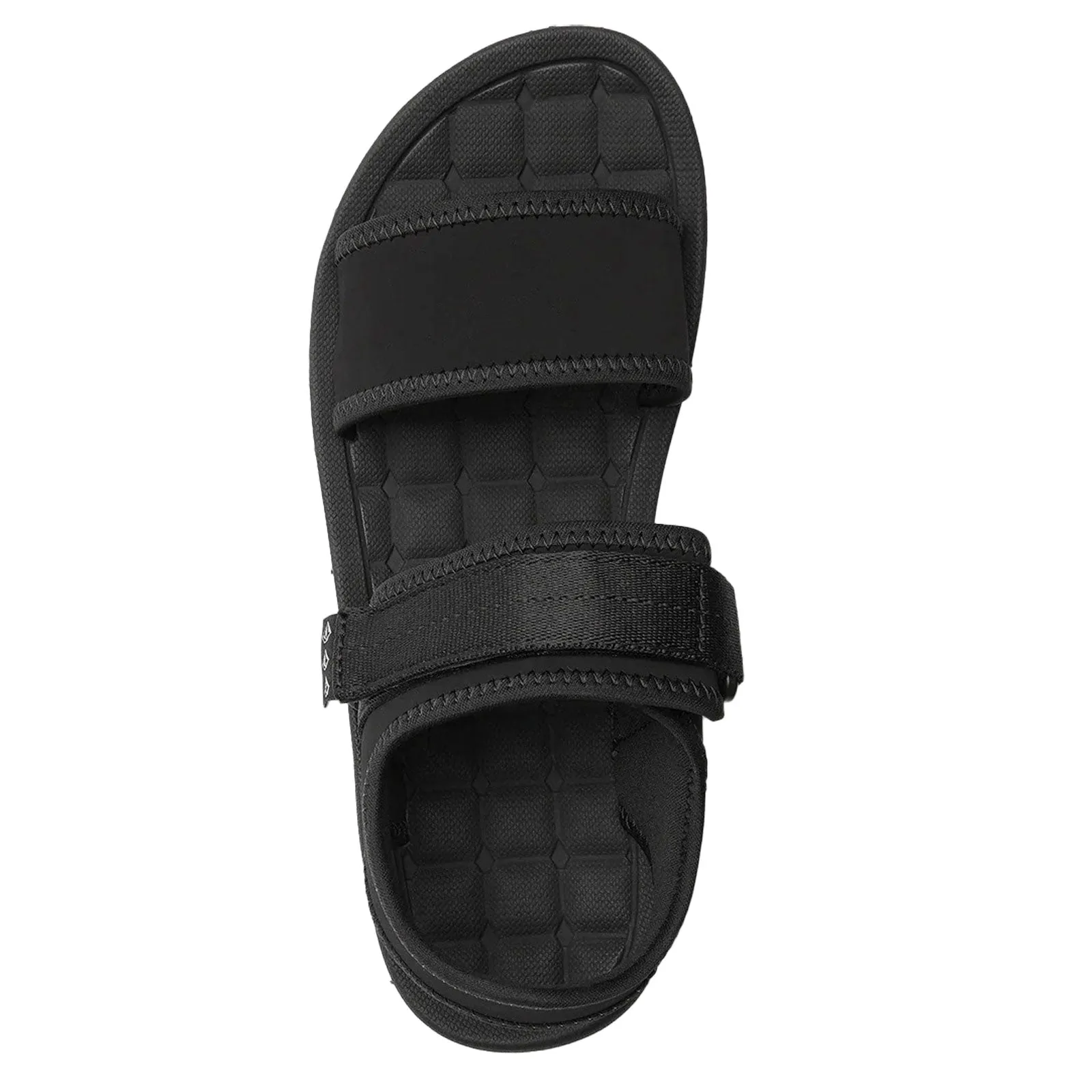 Volcom Men's V.Co Draft Sport Black White Flip-Flop Sandals (BWH)