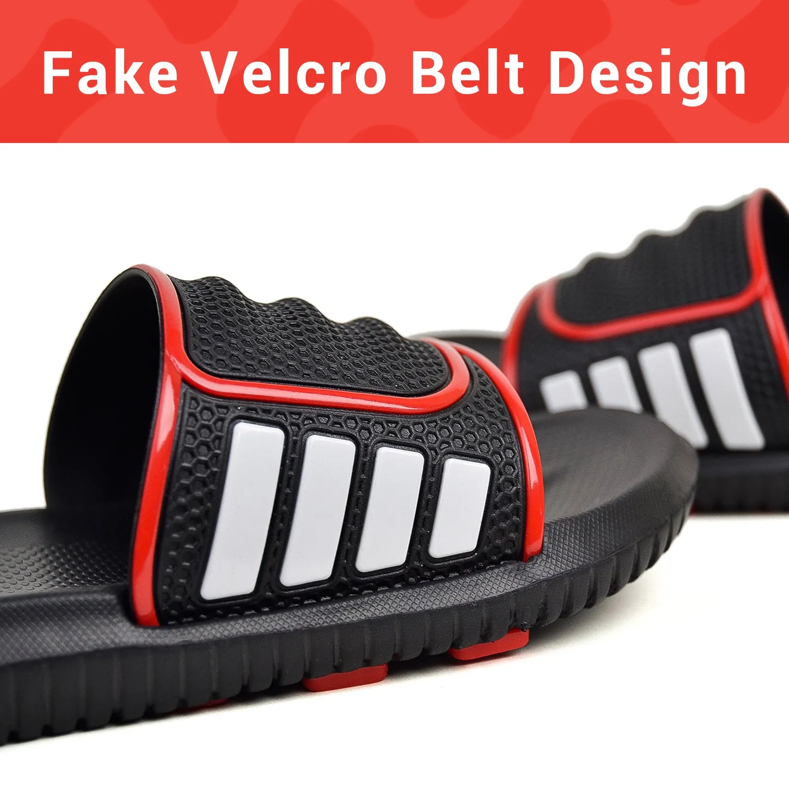VONMAY Men's Durable Sandals House Shower Slippers Beach Slip Sandals