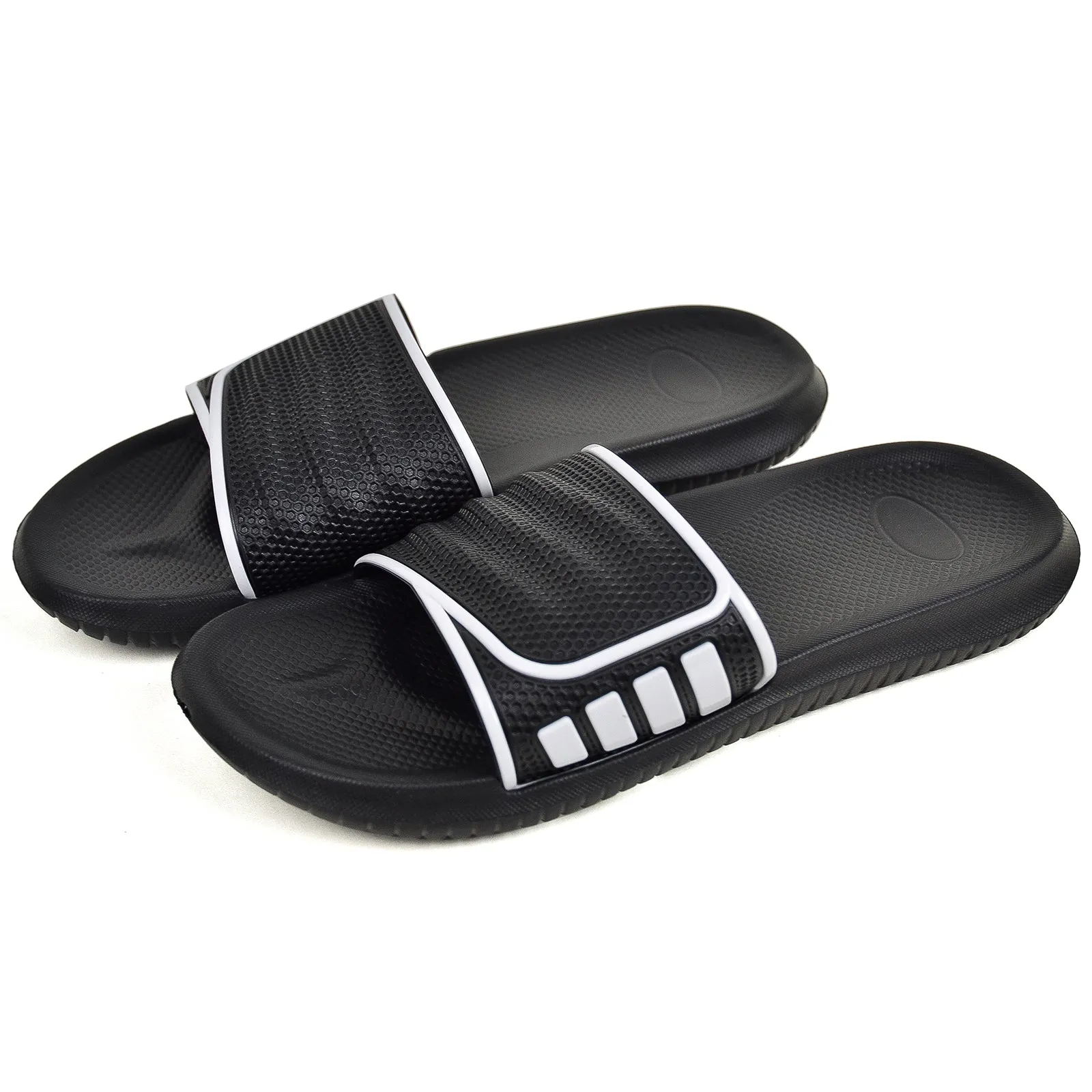 VONMAY Men's Durable Sandals House Shower Slippers Beach Slip Sandals