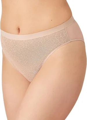 Wacoal Women's All Edge Hi-Cut Brief Panty
