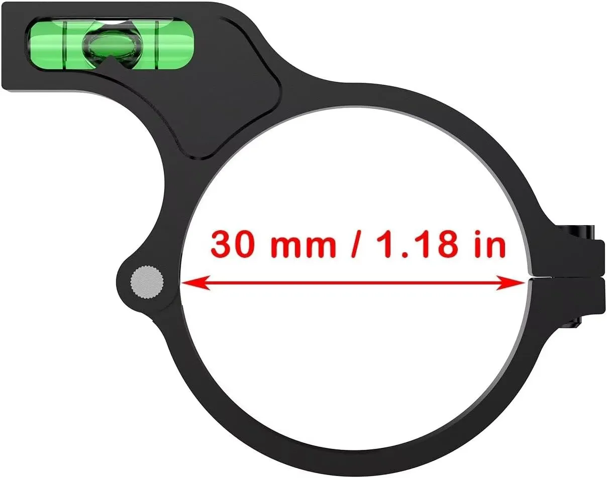 WestHunter Optics Rifle Scope Bubble Level for 30mm/34mm Tube - Precision Shooting & Competition