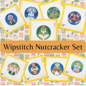 Wipstitch Nutcracker Club Needlepoint Canvas Set