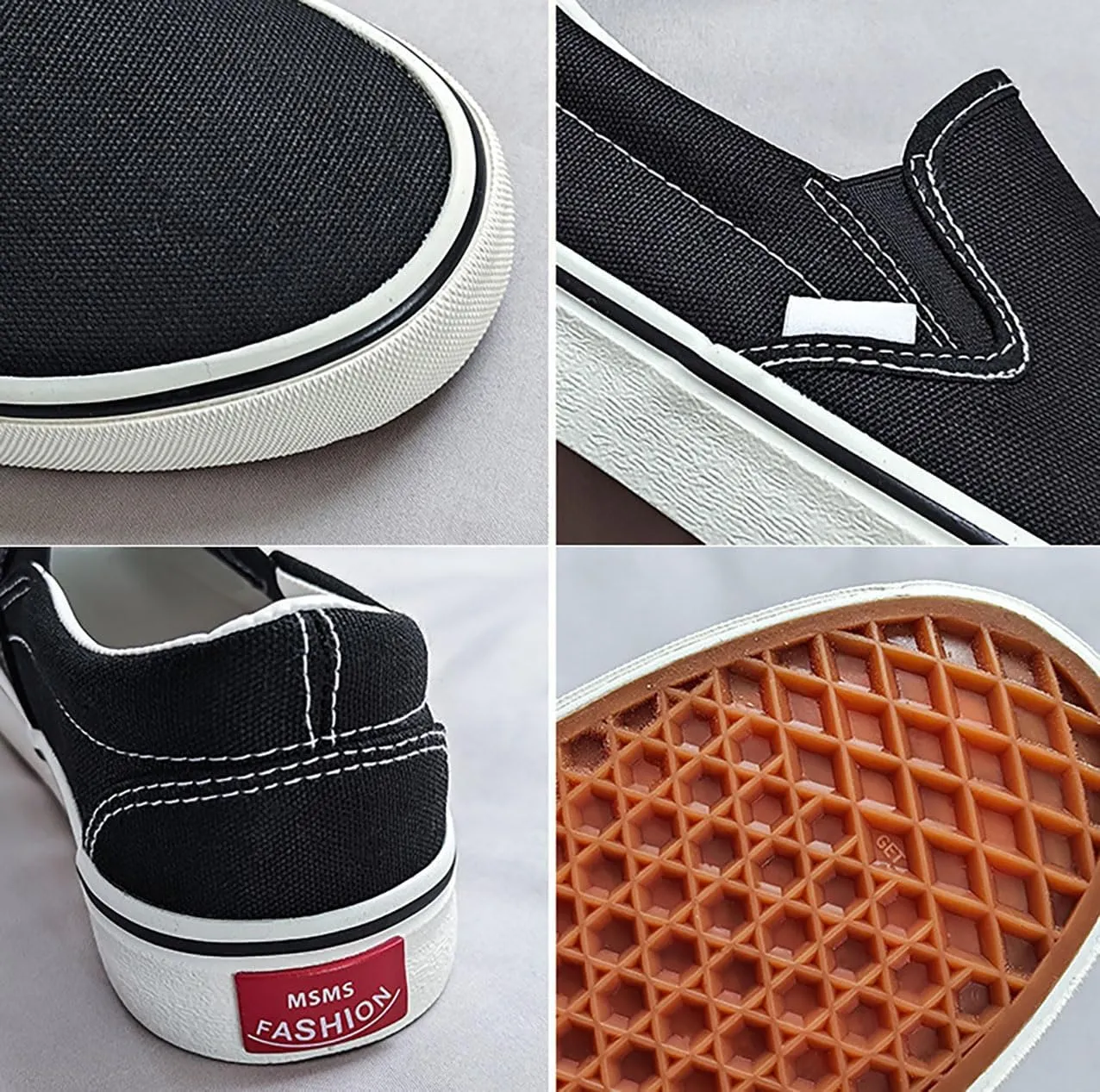 Women's Canvas Mesh Thick Bottom Shoes Cloud Slip Shoes One Stirrup Casual Shoes Board Shoes Running Shoes Foam Flat Shoes Biscuit Shoes