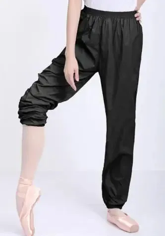 Women's Dance Warm-Up Pants - Loose Fit, Soft Sauna Sweating Trousers for Ballet & Gymnastics