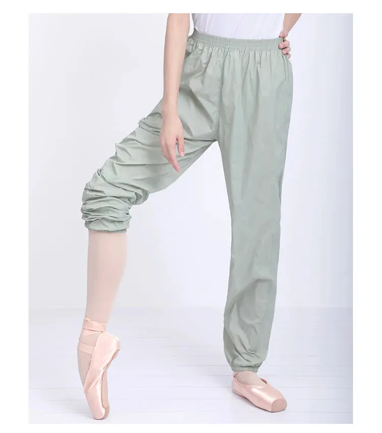 Women's Dance Warm-Up Pants - Loose Fit, Soft Sauna Sweating Trousers for Ballet & Gymnastics