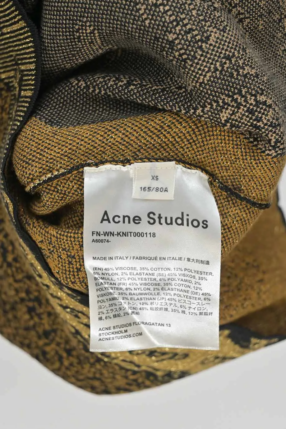 [WW33985] Acne Studios | Knitwear