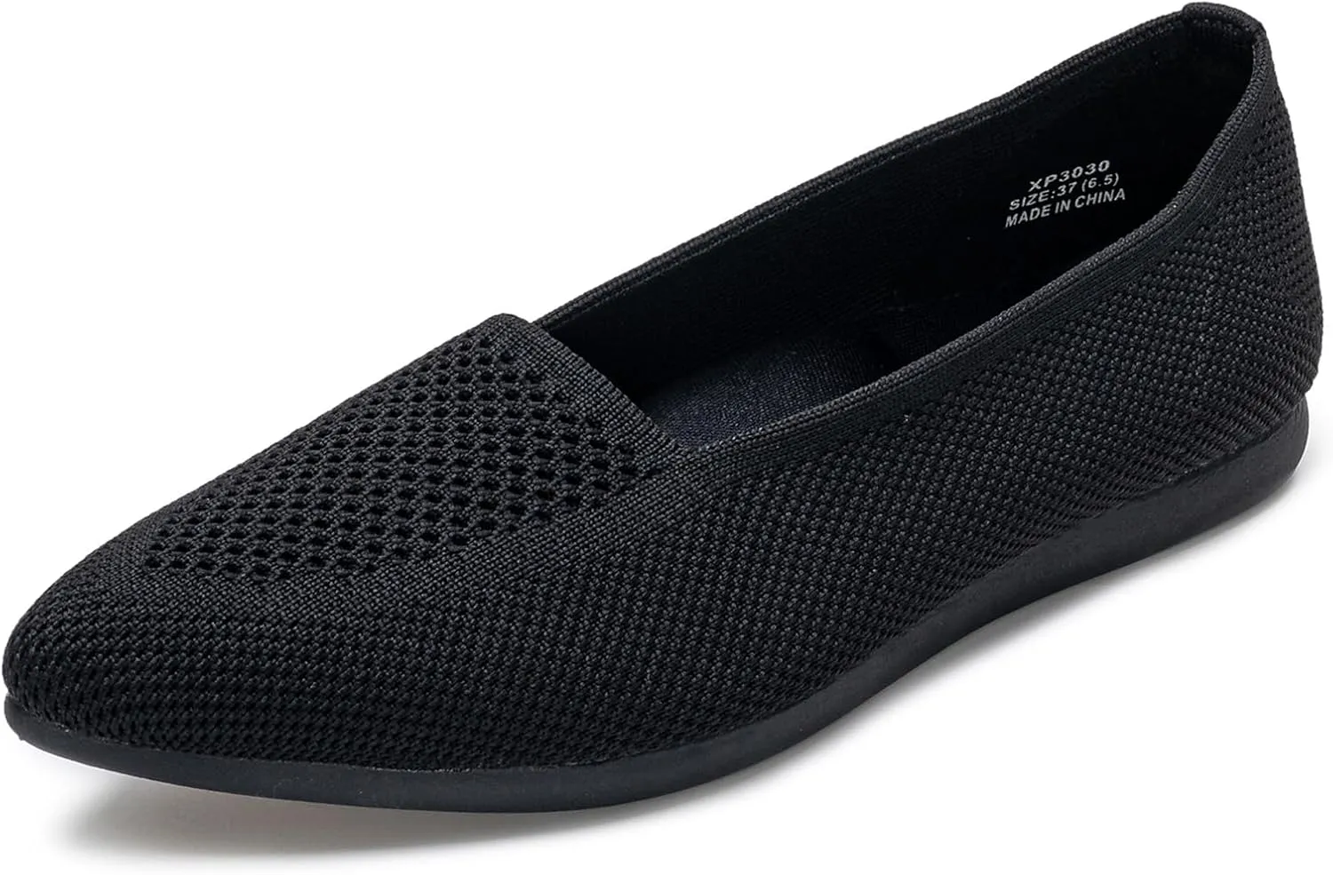 youngshow Women's Ballet Flats Comfortable Work Shoes, Casual Pointed Toe Flats for Office, Dressy Slip-On Walking Shoes
