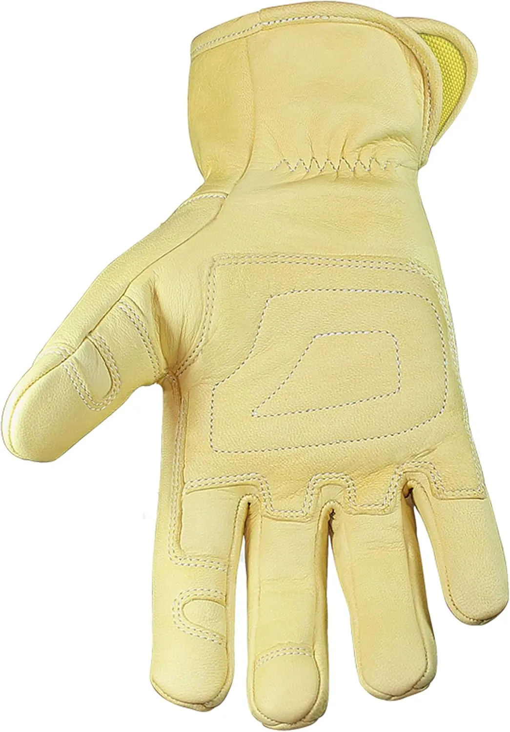 Youngstown Glove Leather Ground Utility Gloves for Men - Kevlar Lined - Cut, Puncture, Flame Resistant, Arc Rated, - Tan, X-Large