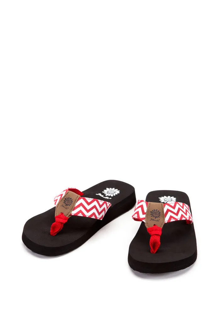 Yulisa II Girl's Flip-Flop in Red