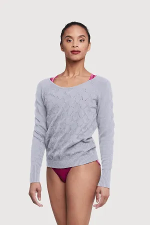 Z55249 - Bloch Mila Diamond Knit Womens Long Sleeve Sweater